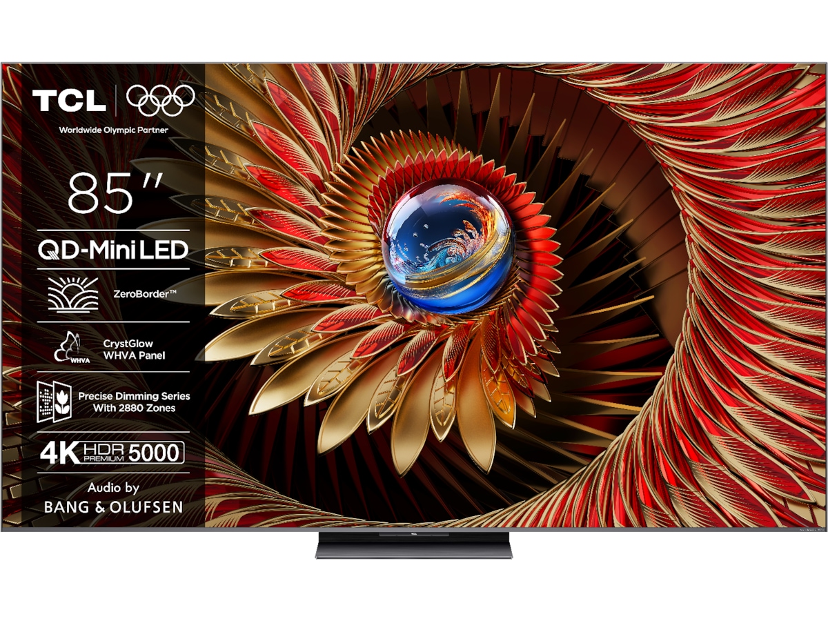 TCL 85" C8K 4K QD-Mini LED Google TV Över 80 tums TV