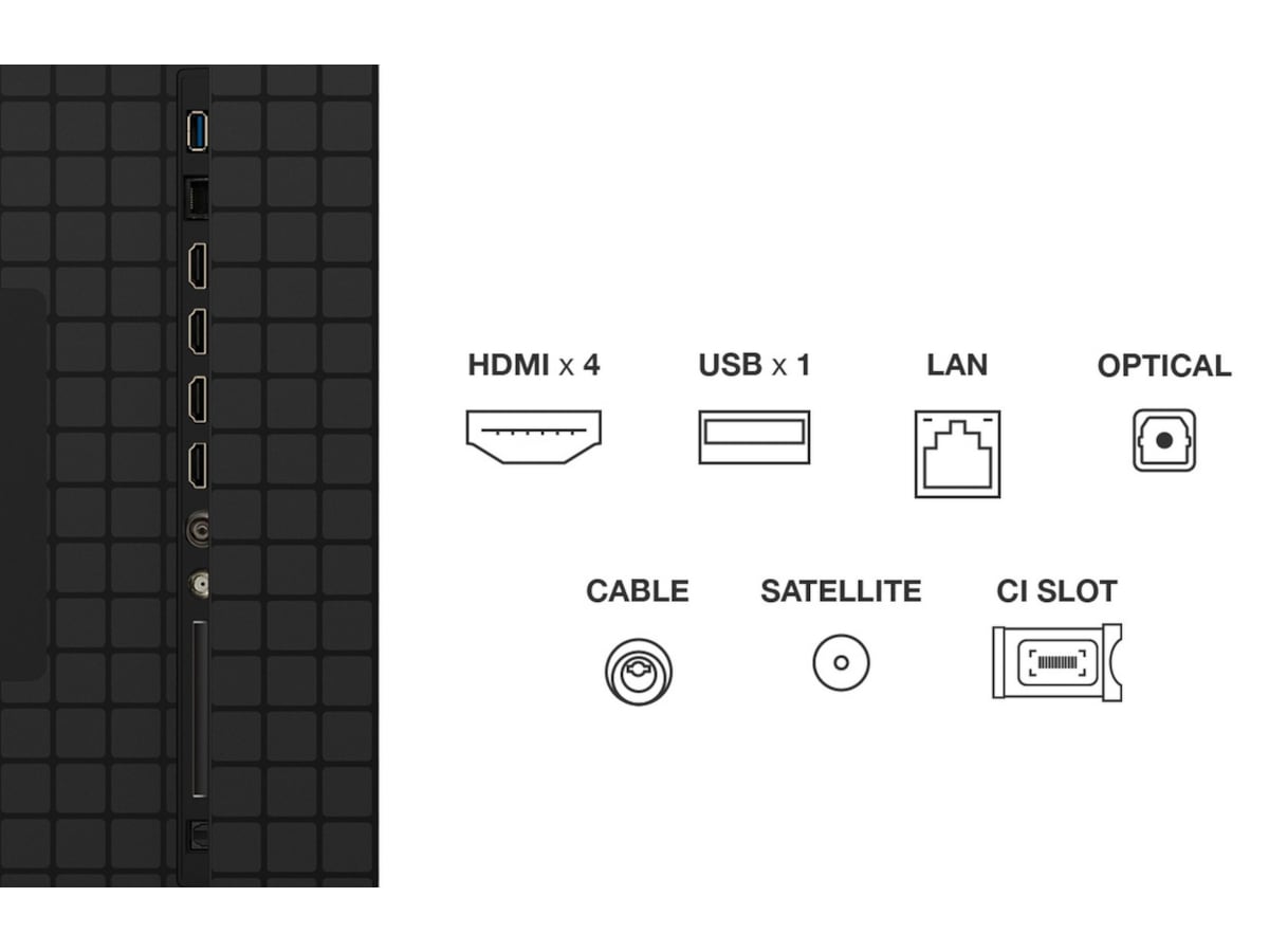 TCL 4K QD-Mini LED Google TV 98C8K Över 80 tums TV
