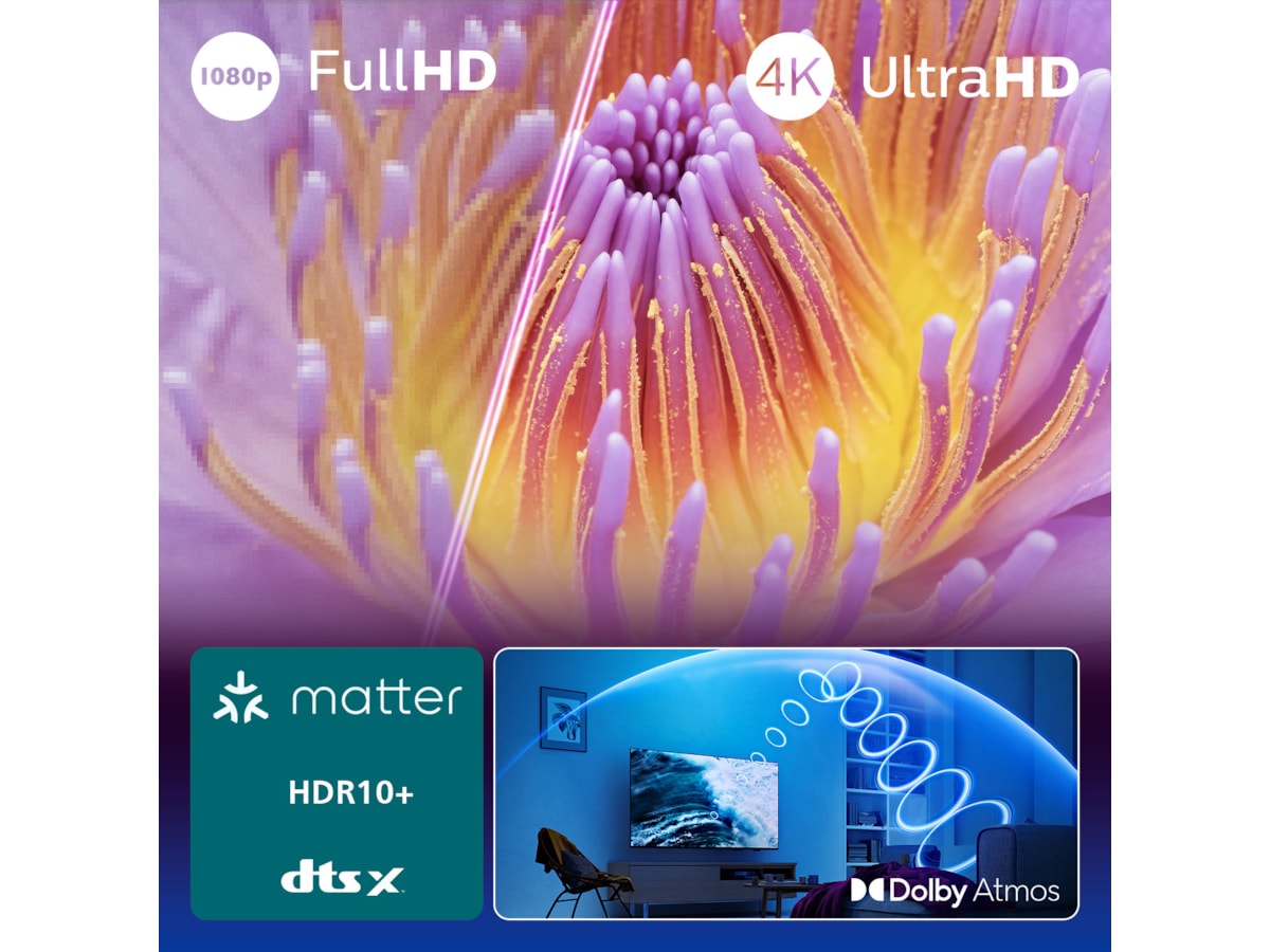 Philips 75" PUS7000/12 4K LED smart-TV (2025) 70 - 79 tums TV