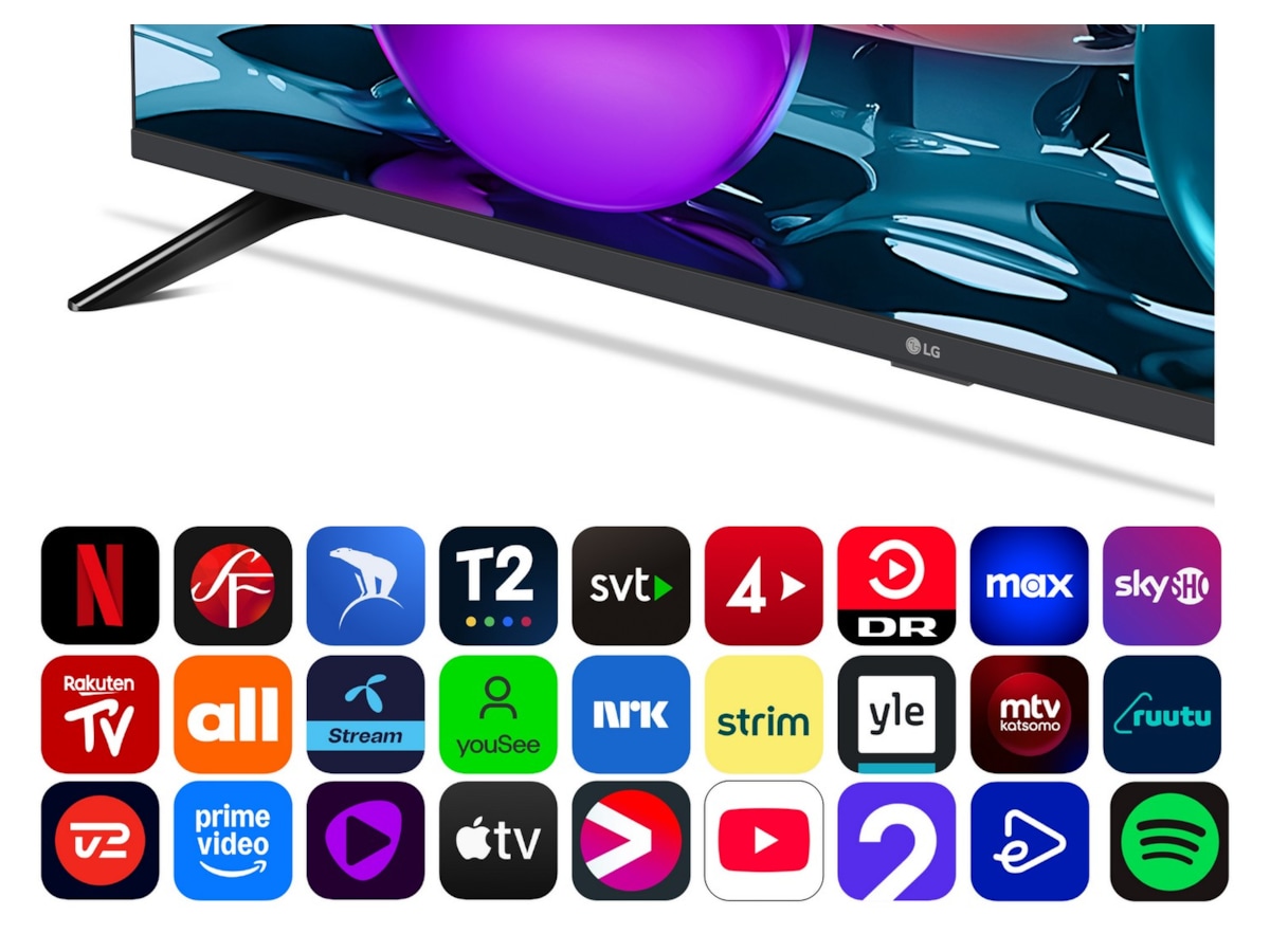 LG 55" UA73 AI 4K UHD smart-TV (2025) 50 - 59 tums TV
