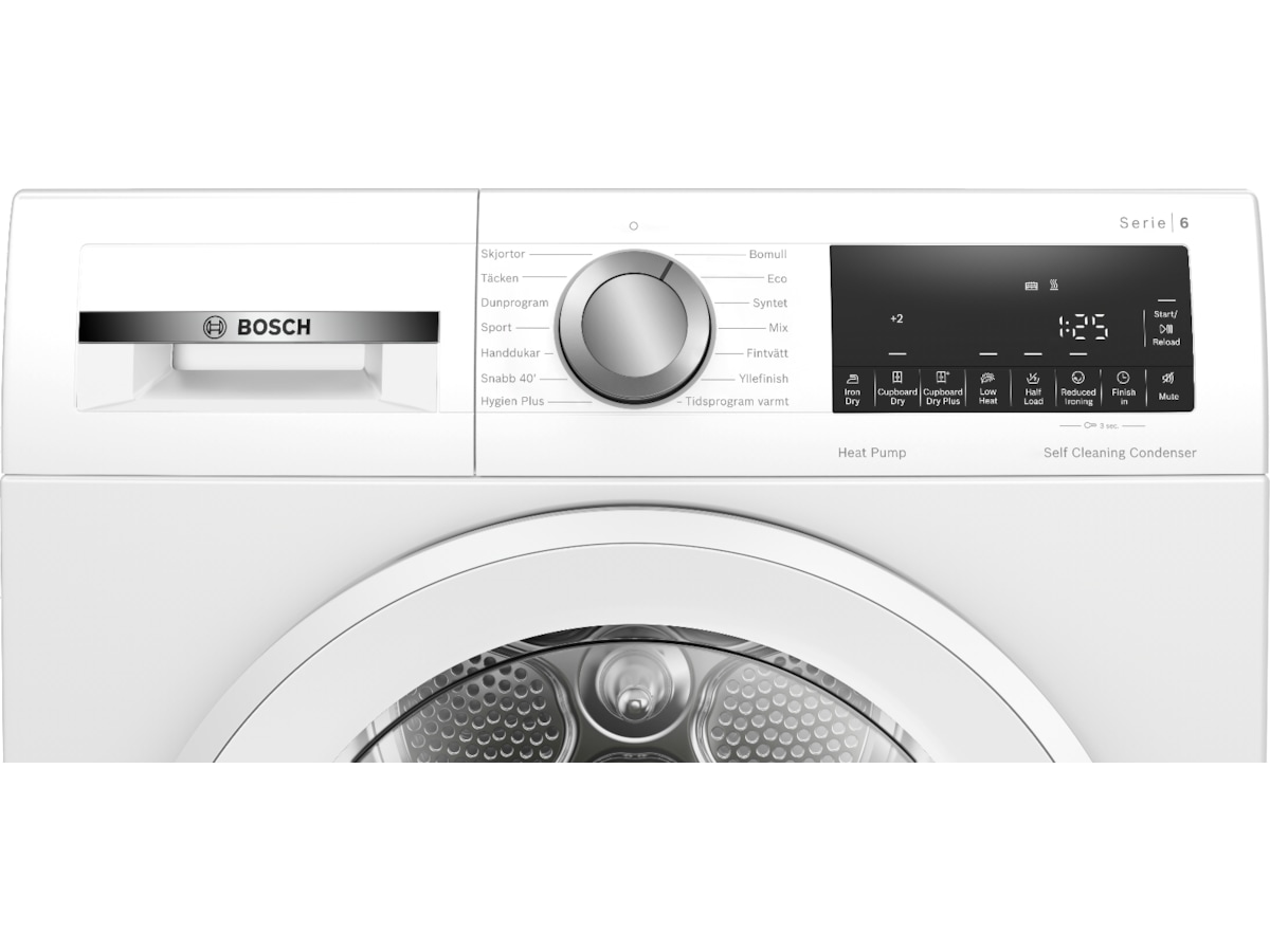 Bosch Serie 6 WQG2450MSN torktumlare Torktumlare