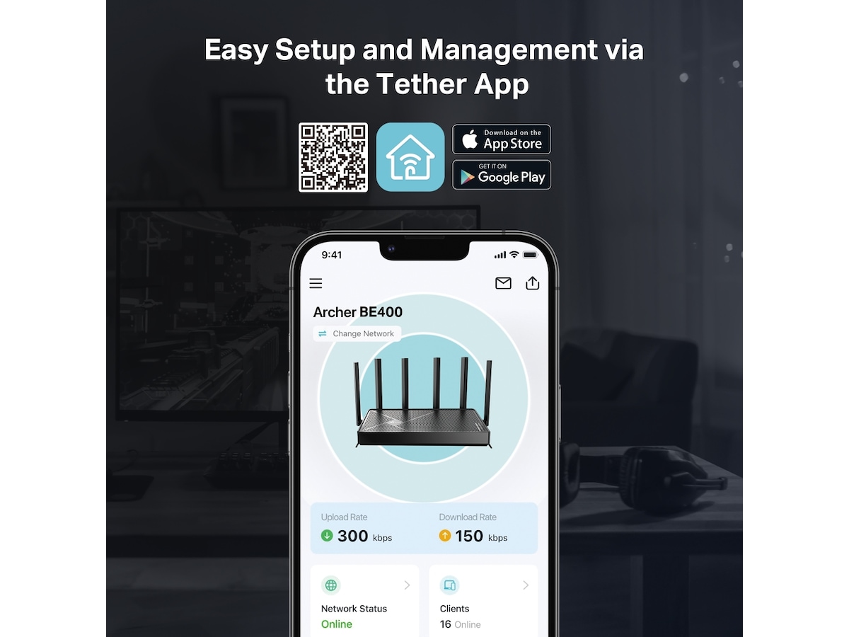 TP-Link Archer BE400 router Router