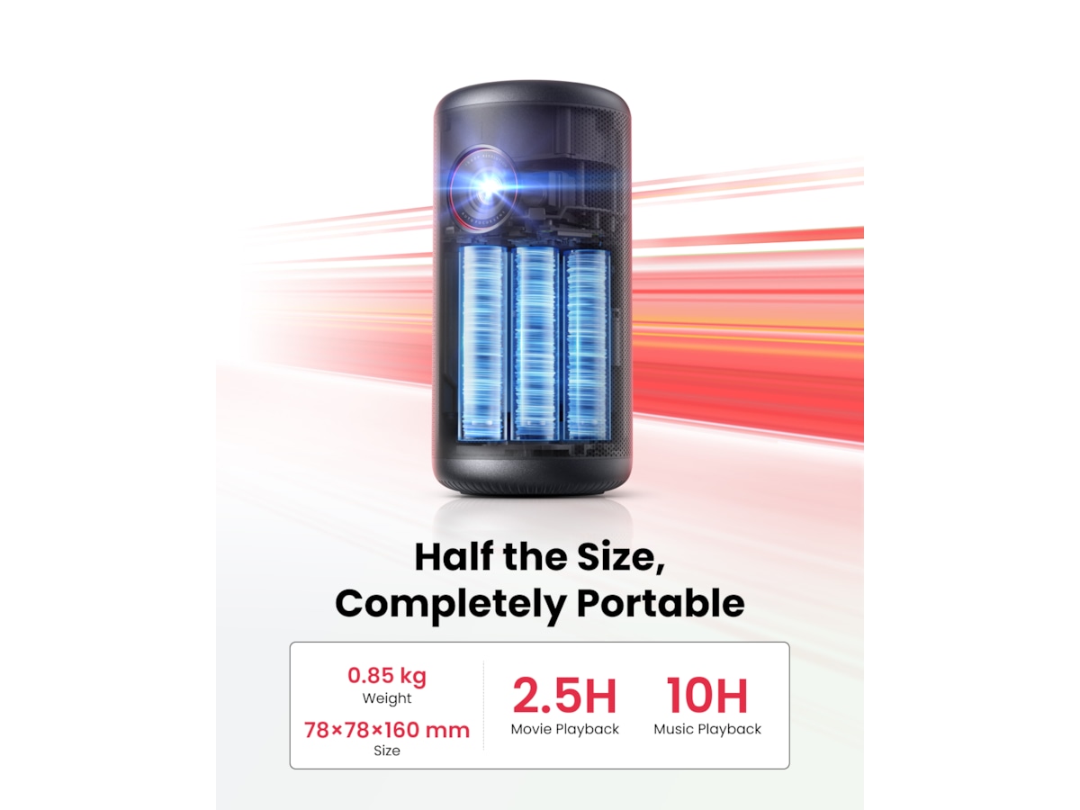 Anker Nebula Capsule 3 DLP Projektor (svart) Projektorer