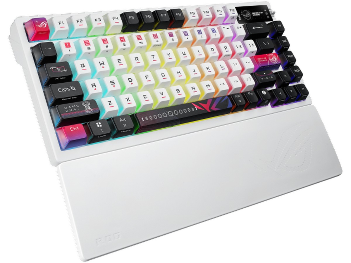 Asus M704 ROG Azoth X Trådlös Gamingtangentbord (vit) Gamingtangentbord