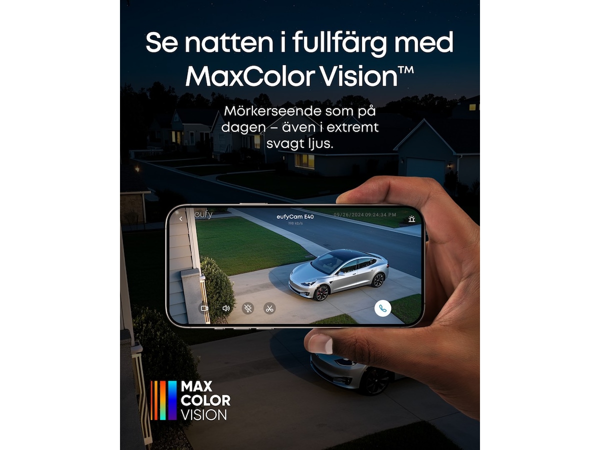 Eufy EufyCam 2x E40 säkerhetskamera (HomeBase 2) Övervakningskamera