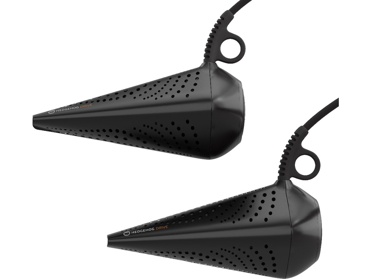 Hedgehog Drive skotork för bil + ström laddare (svart) Skotorkare