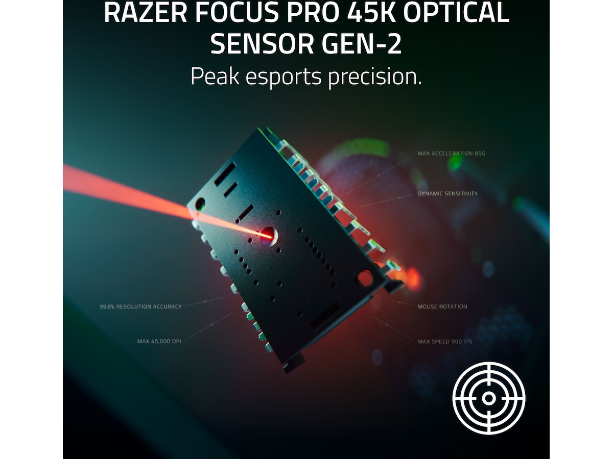 Razer DeathAdder V4 Pro trådlös gamingmus (svart) Gamingmus