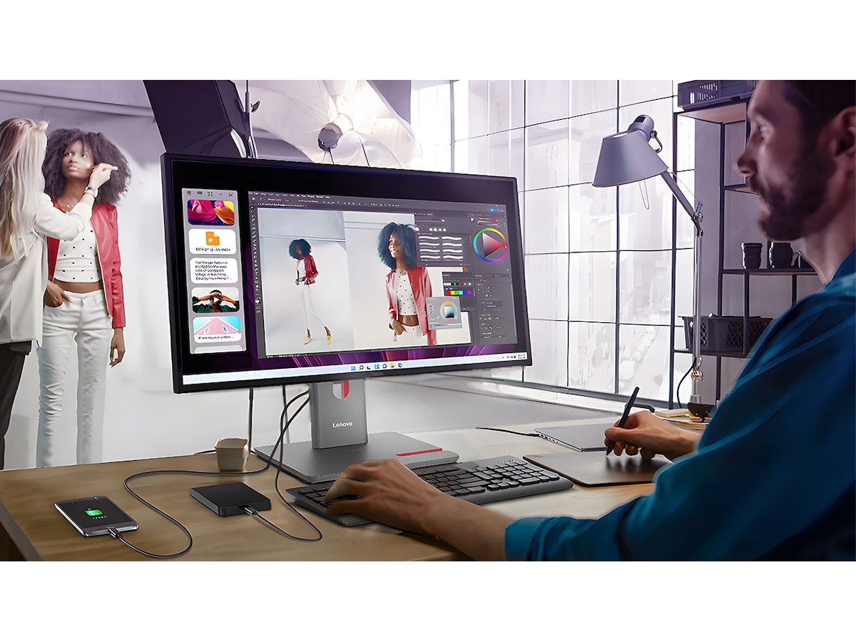 Lenovo 34" skärm ThinkVision P34WD-40 Bildskärmar