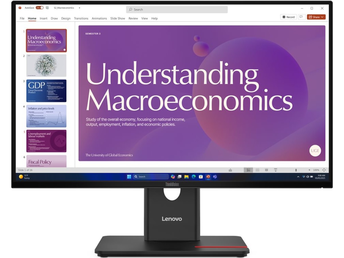 Lenovo 24" skärm ThinkVision  T24D-40 Bildskärmar