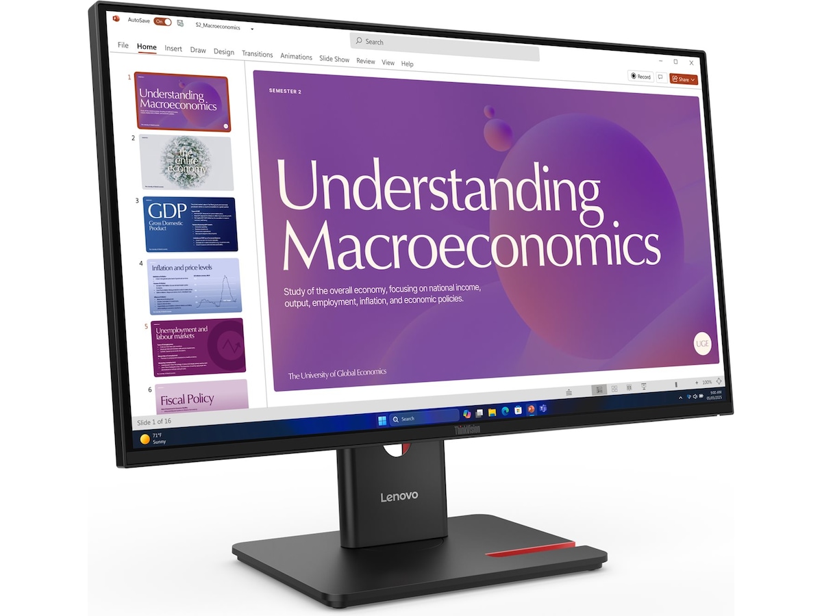 Lenovo 24" skärm ThinkVision  T24D-40 Bildskärmar