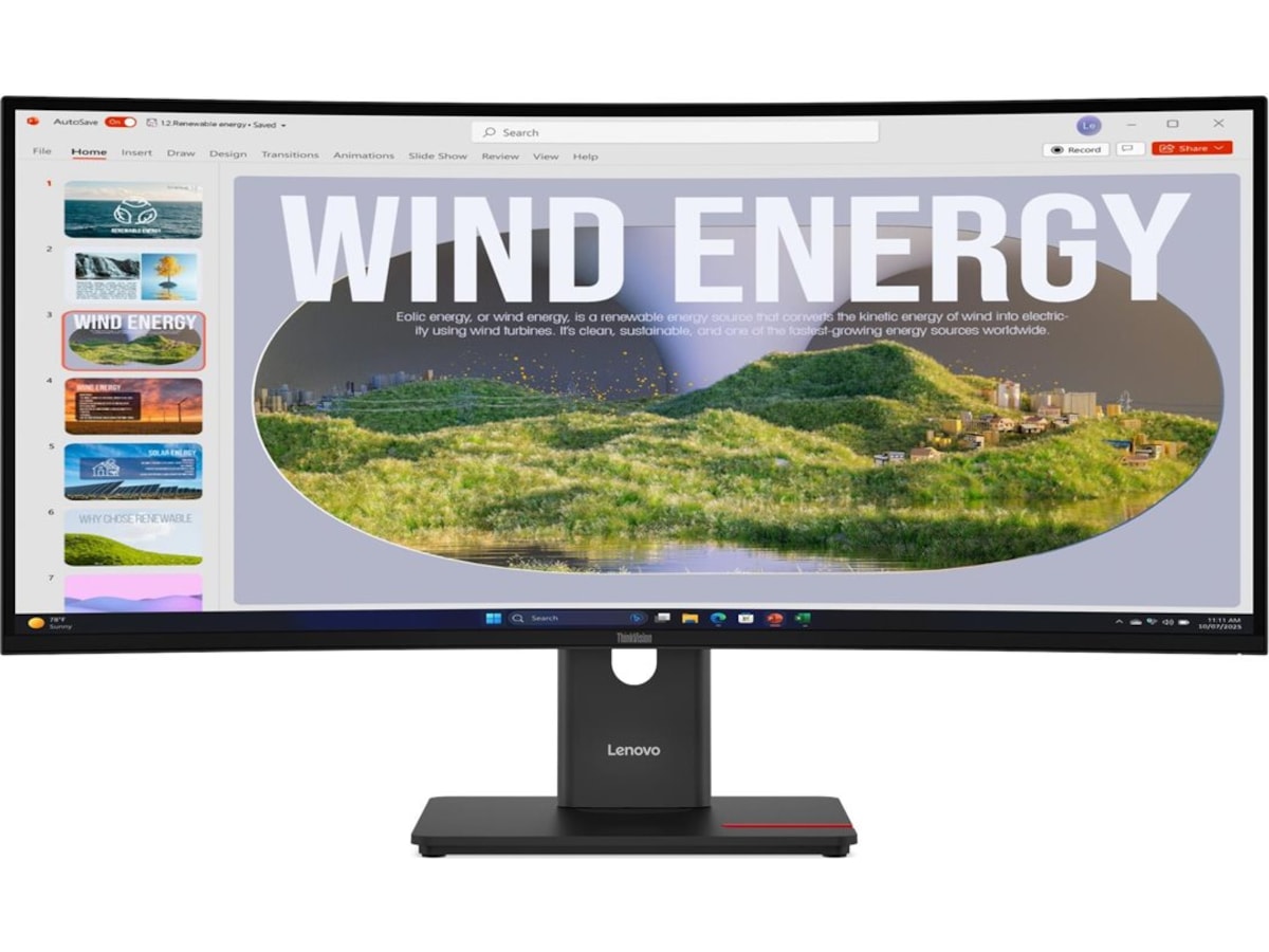 Lenovo 34" skärm ThinkVision T34WD-40 Bildskärmar