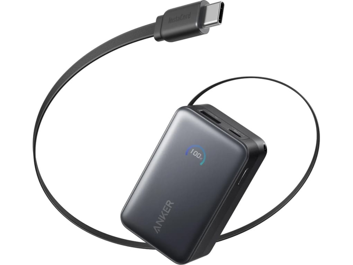 Anker Nano Power Bank 10K 45W (svart) Powerbank