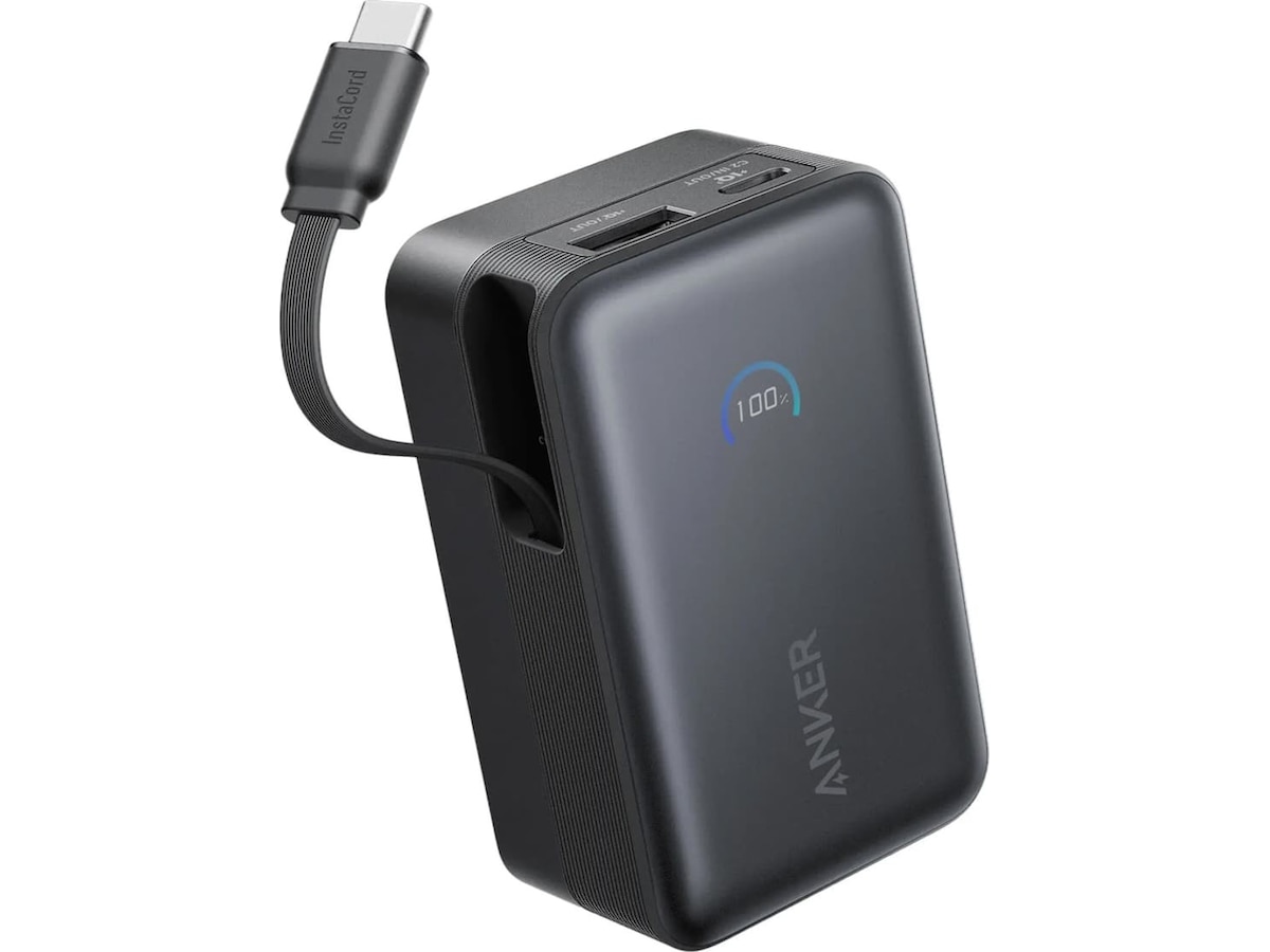 Anker Nano Power Bank 10K 45W (svart) Powerbank