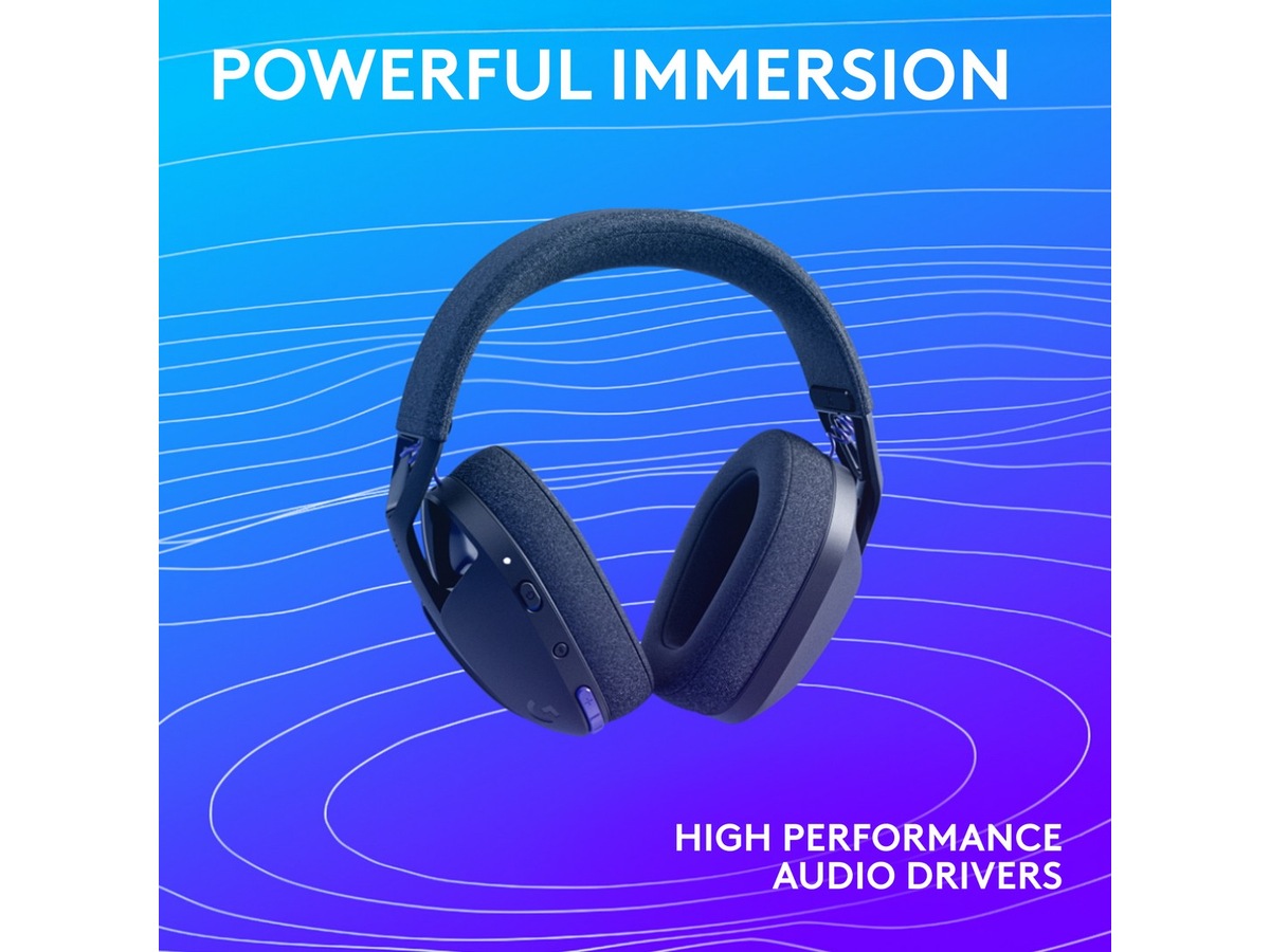 Logitech G321 Lightspeed Trådlöst Gamingheadset (svart) Gamingheadset