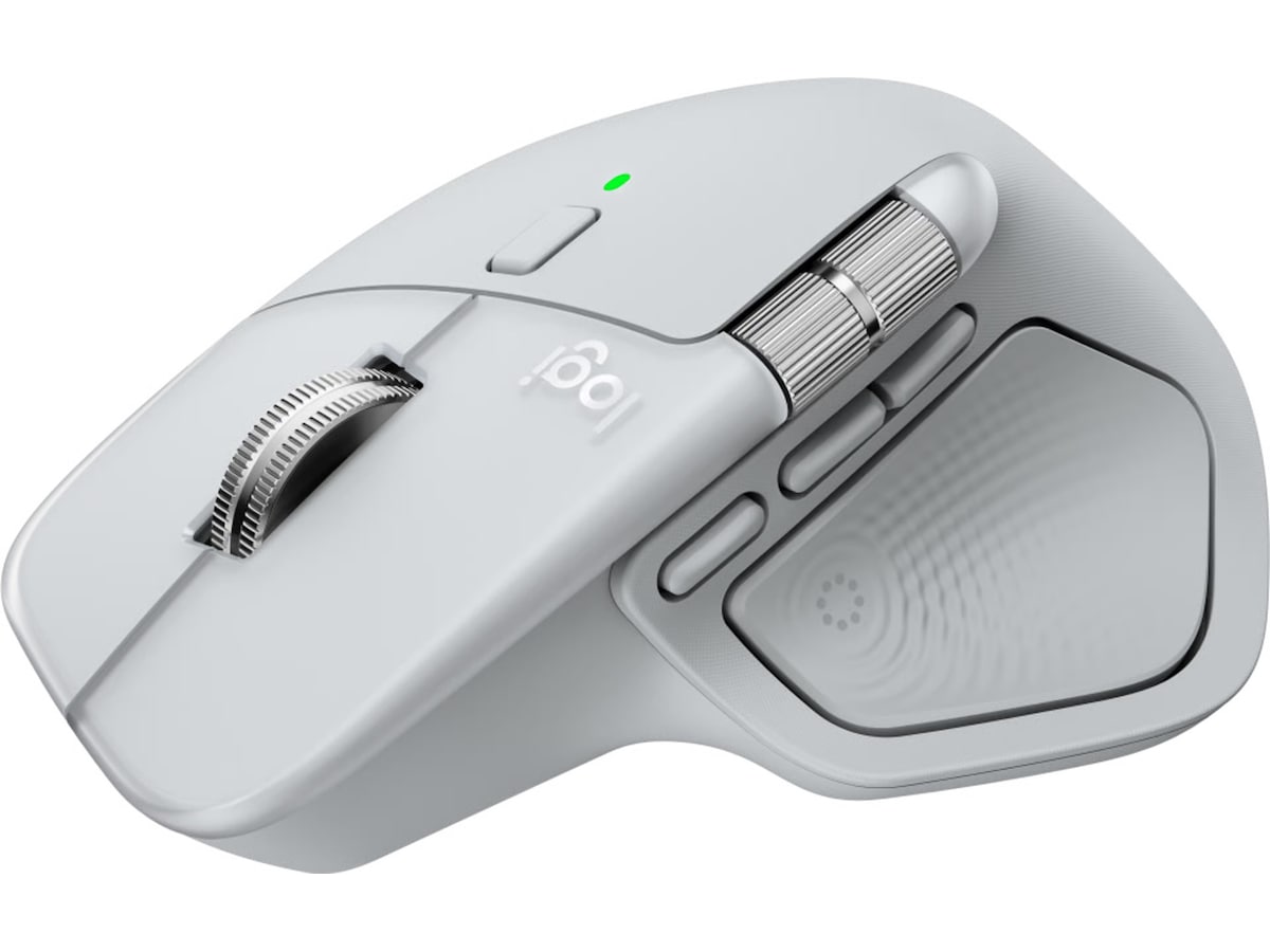 Logitech MX Master 4 til Mac Trådløs Mus (hvid sølv)