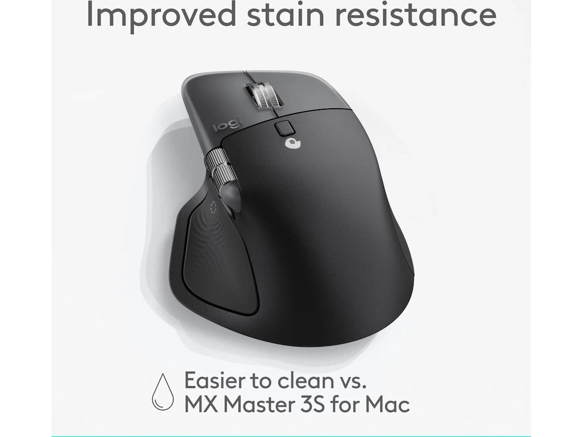 Logitech MX Master 4 för Mac Trådlös Mus (vit silver) Mus