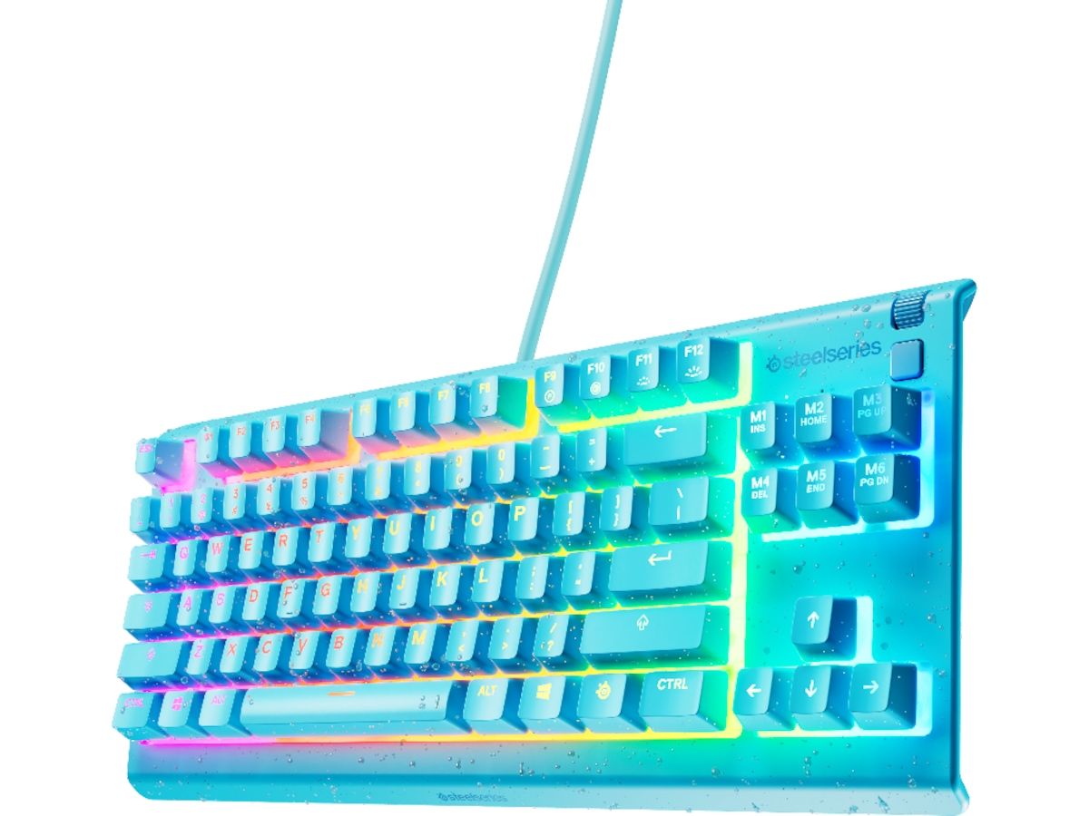 SteelSeries Apex 3 TKL gamingtangentbord (aqua) Gamingtangentbord
