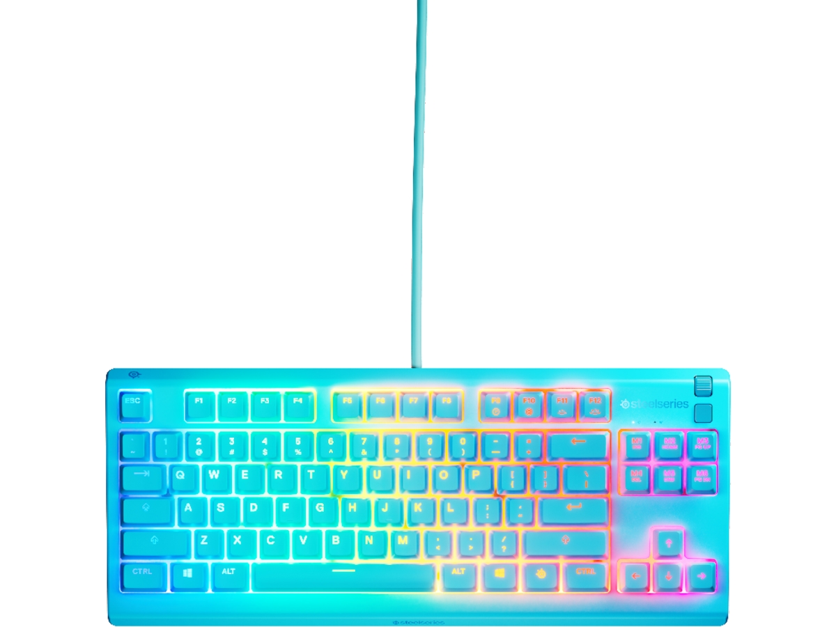 SteelSeries Apex 3 TKL gamingtangentbord (aqua) Gamingtangentbord