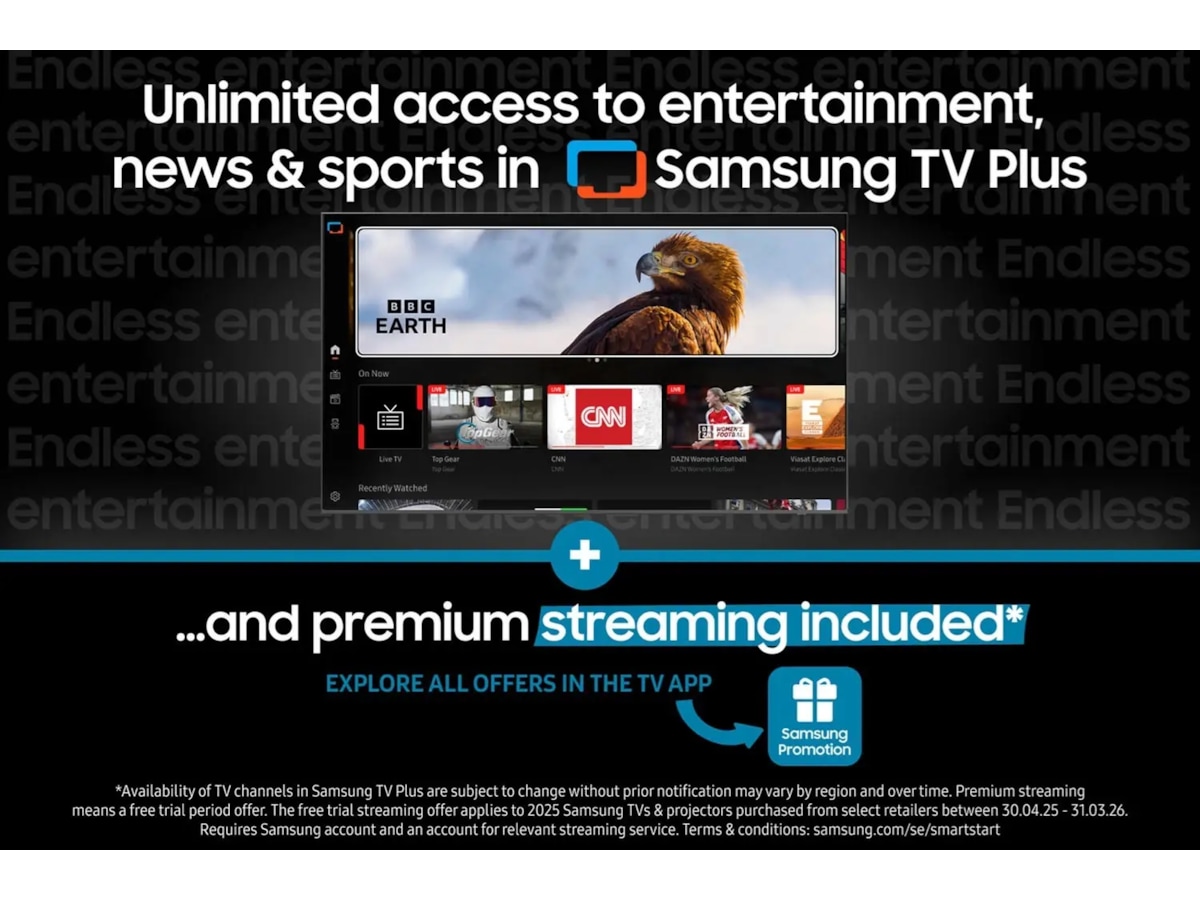 Samsung 65" Q6F QLED 4K smart-tv (2025) 60 - 69 tums TV
