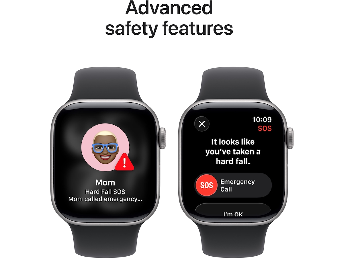 Apple Watch Series 11 GPS + LTE 42mm aluminium (rymdgrå) Smartwatches