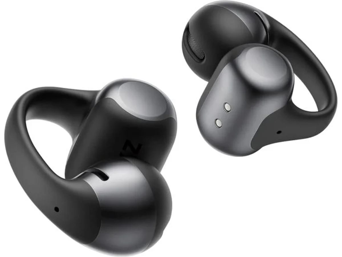 SHOKZ OpenDots Trådlösa öppna hörlurar, half In-Ear (svart) In-ear hörlurar