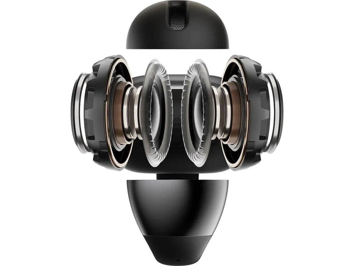 SHOKZ OpenDots Trådlösa öppna hörlurar, half In-Ear (svart) In-ear hörlurar