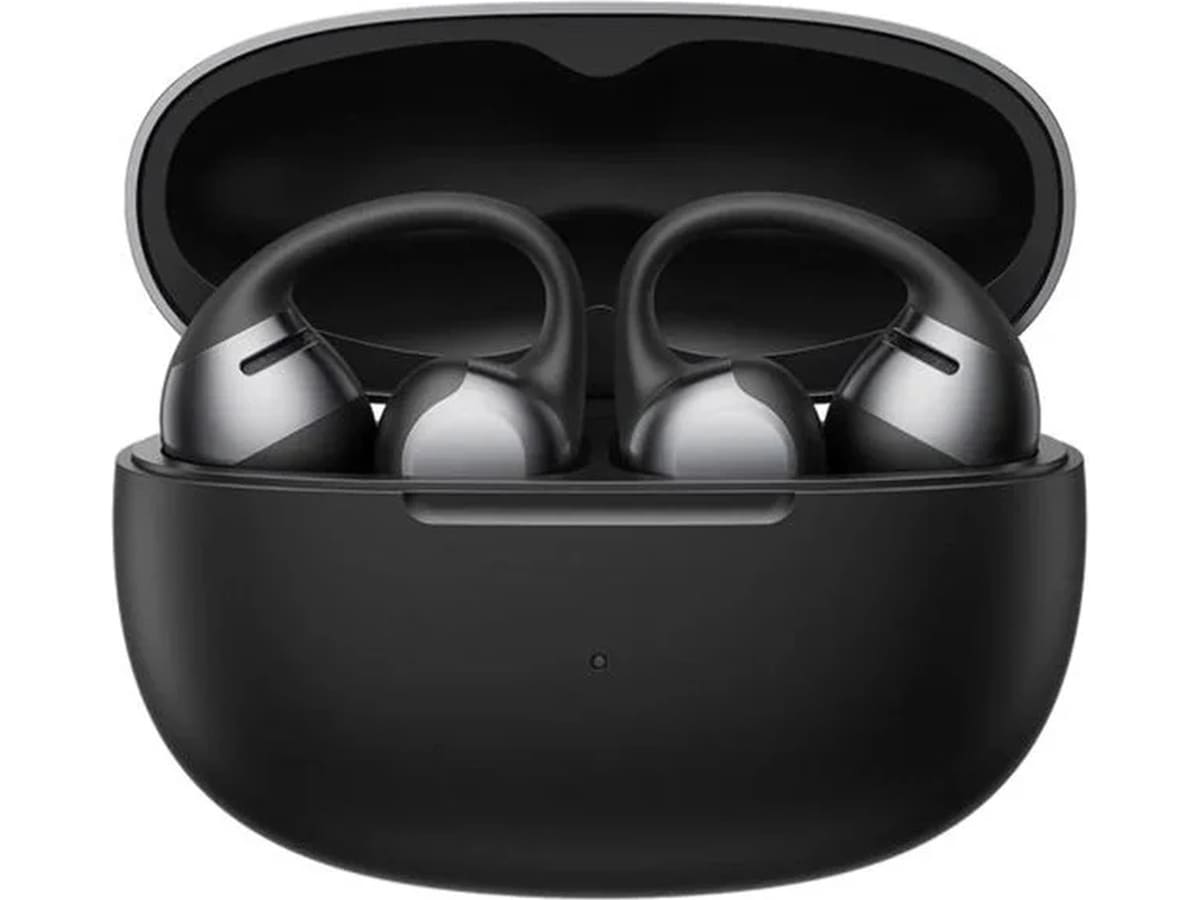 SHOKZ OpenDots Trådlösa öppna hörlurar, half In-Ear (svart) In-ear hörlurar
