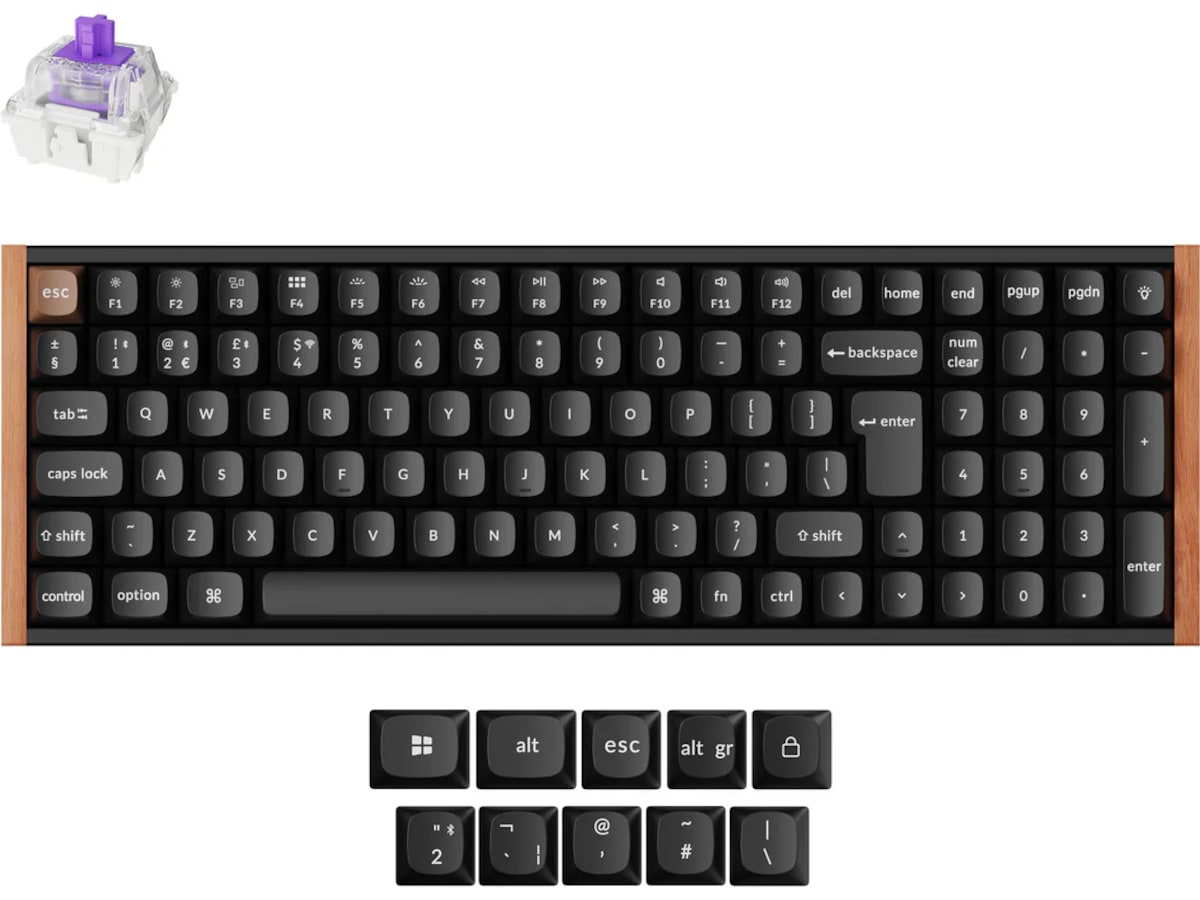 Keychron K4 HE Trådlöst Gamingtangentbord (svart) Gamingtangentbord