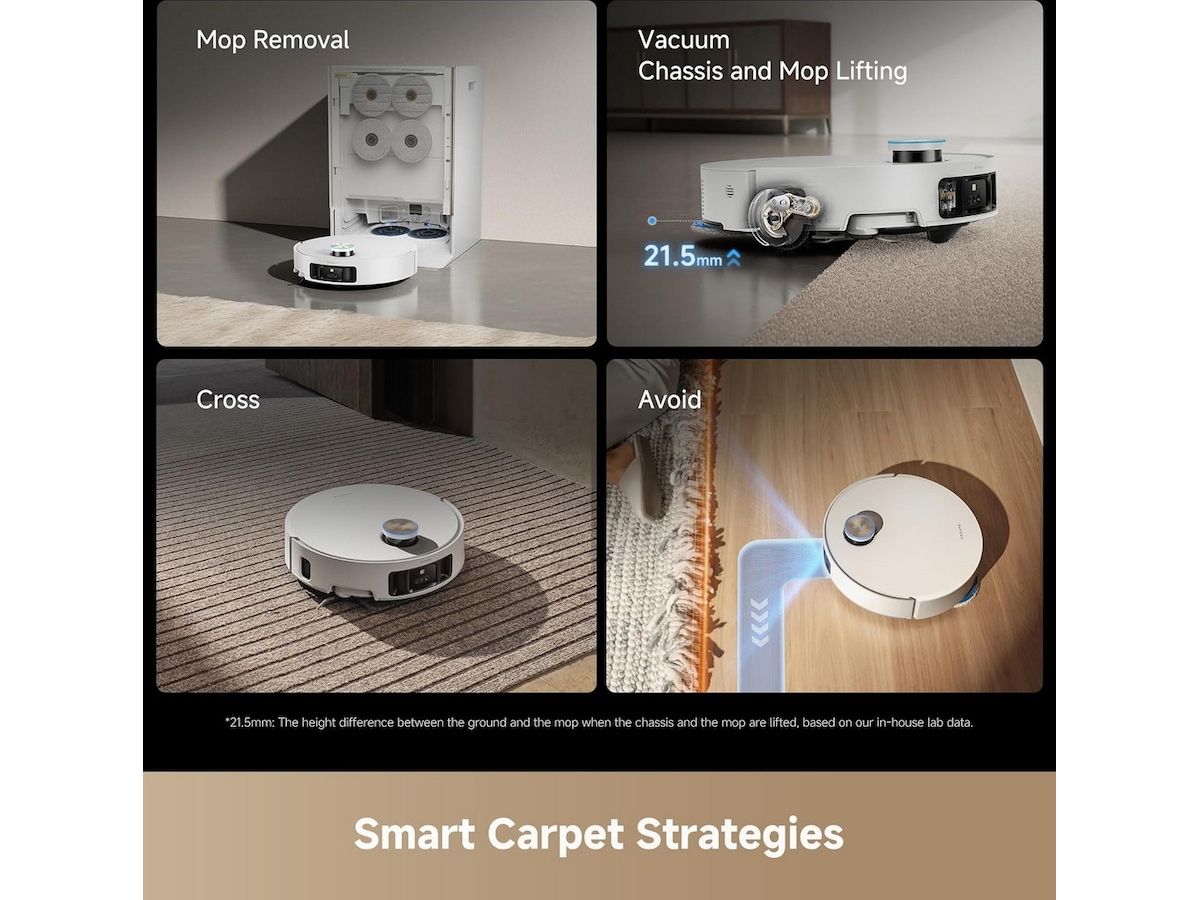 Dreame matrix 10 Ultra Robotstøvsuger (hvid) Robotdammsugare