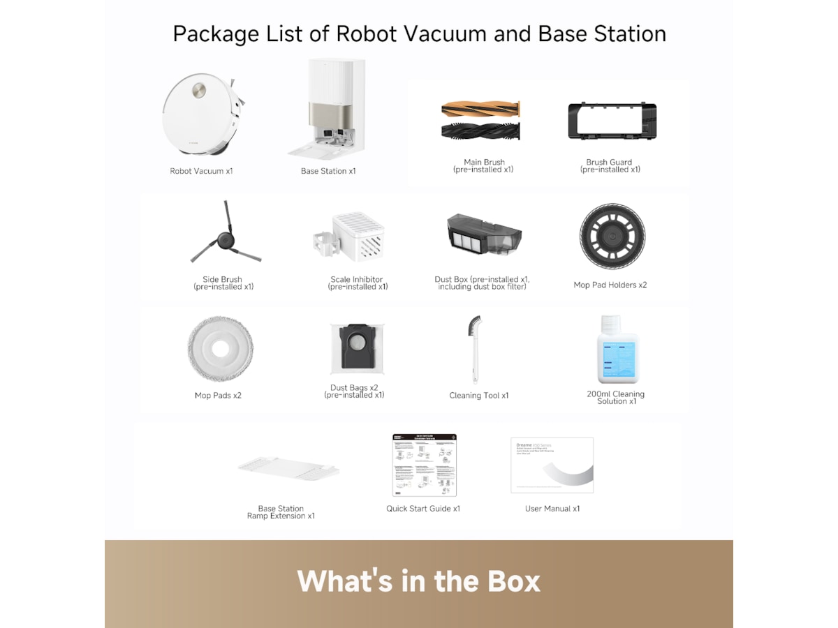 Dreame X50 Ultra Robotdammsugare (vit) Robotdammsugare
