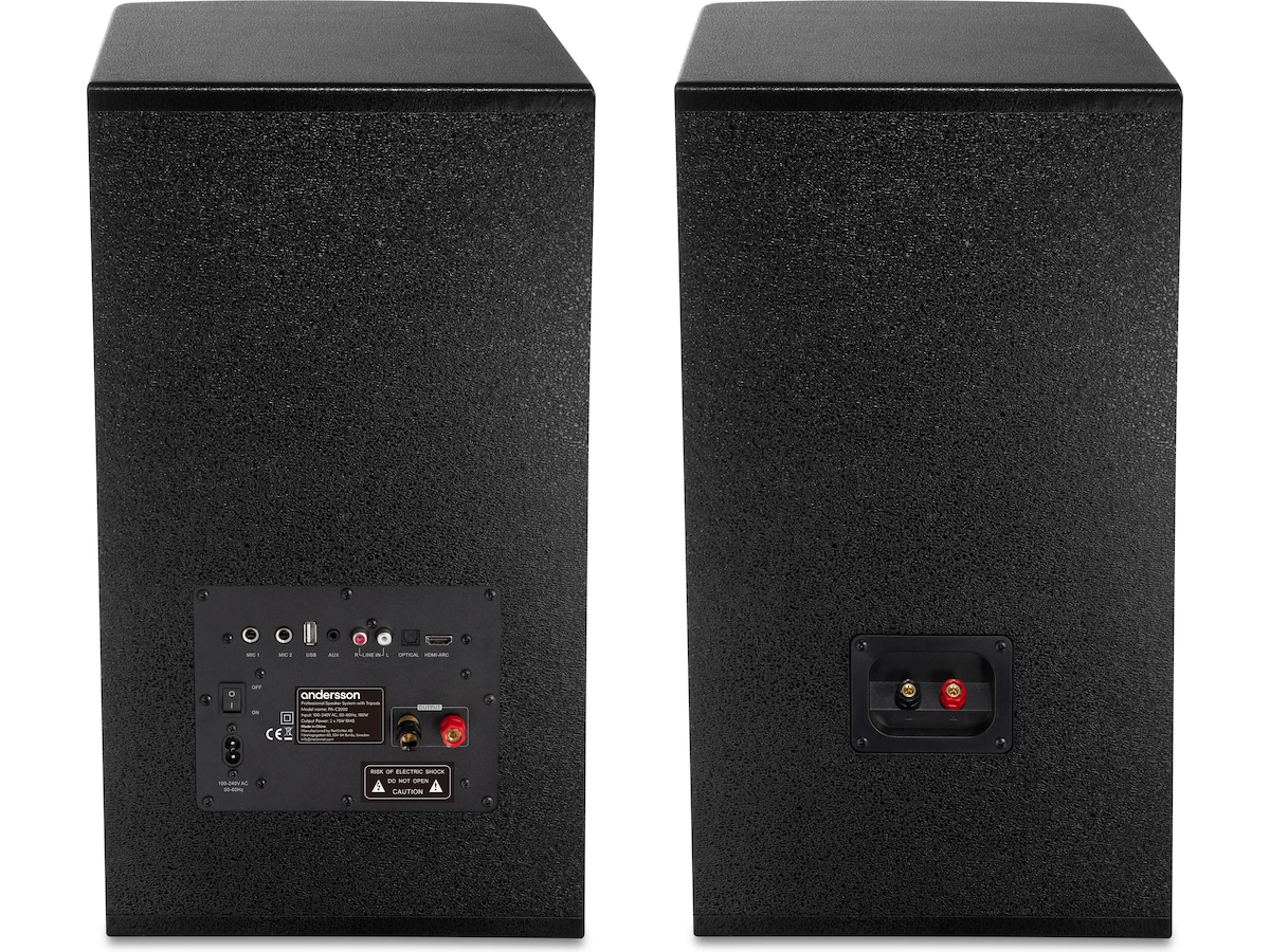 Andersson PA-system 300W Bluetooth 5.3 Högtalare