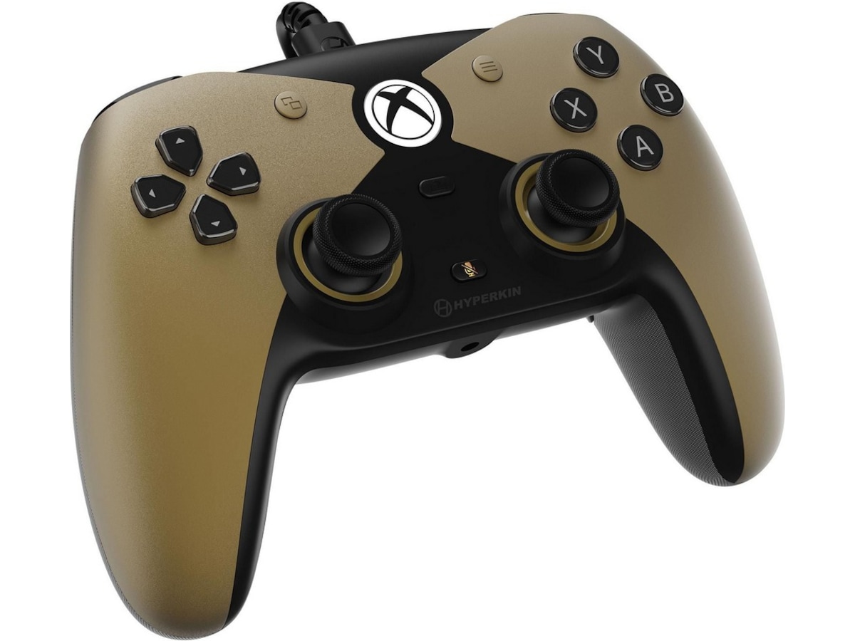 Hyperkin Competitor Xbox-handkontroll kabelansluten (guld) Tillbehör till spelkonsoler