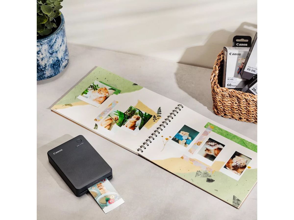 Canon SELPHY QX20 trådløs fotoprinter (grå) Skrivare