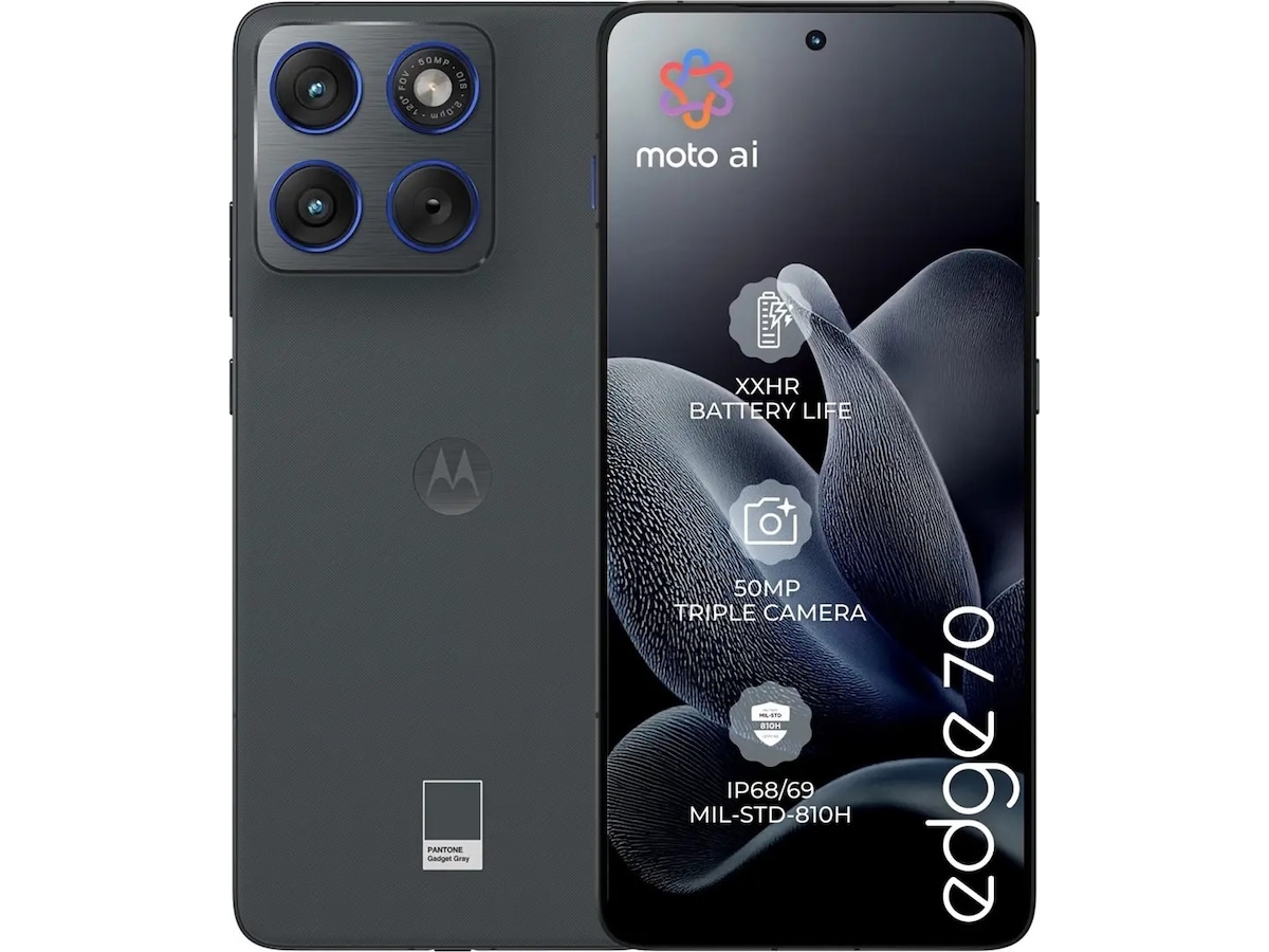 Motorola Edge 70 PANTONE 512GB (gadget gray) Mobiltelefoner