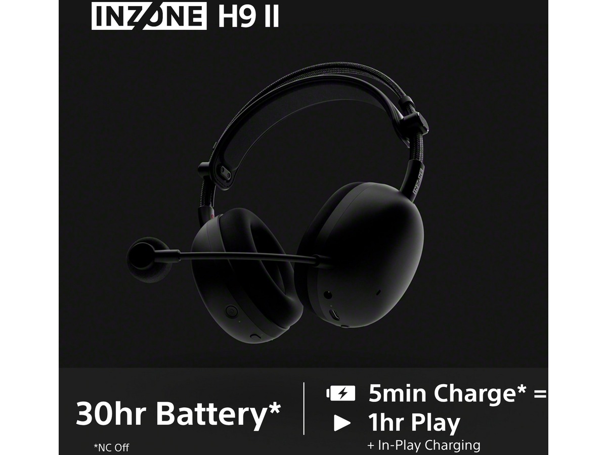 Sony INZONE H9 II Trådløst Støjreducerende Headset (sort) Gamingheadset