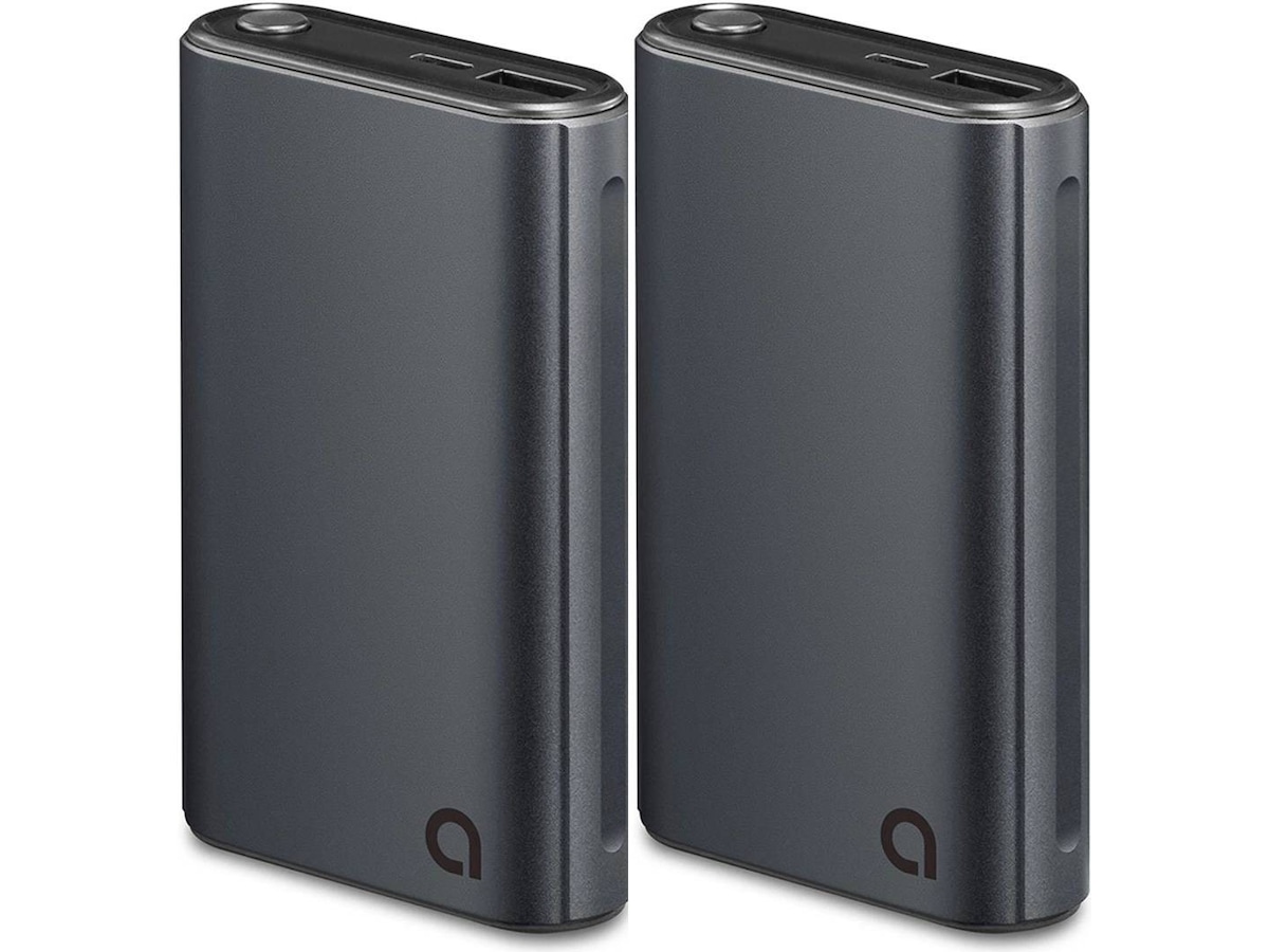 Andersson 10.000mAh Powerbank (svart) 2-pack Powerbank