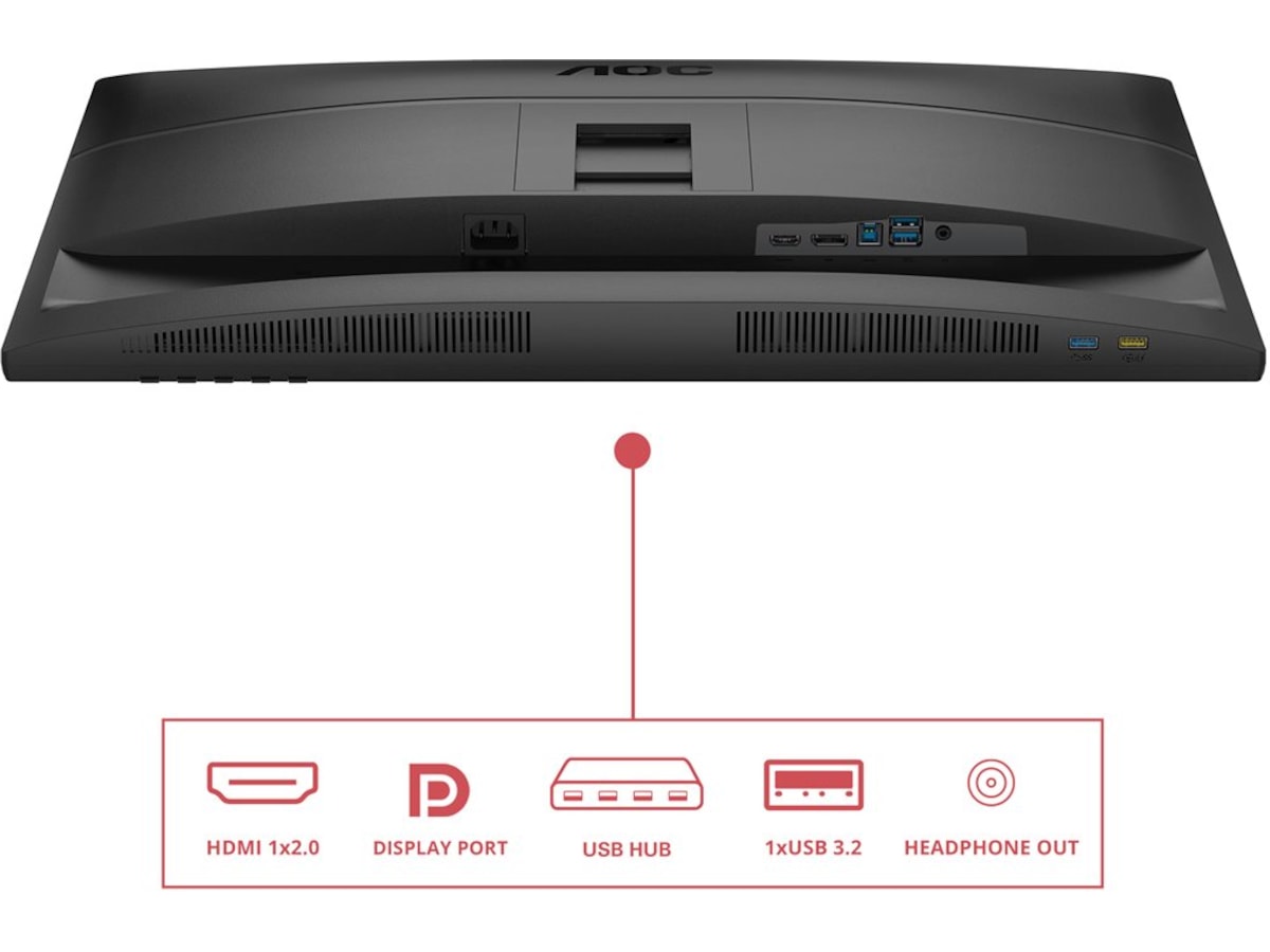 AOC 27" skærm Q27E4U Bildskärmar