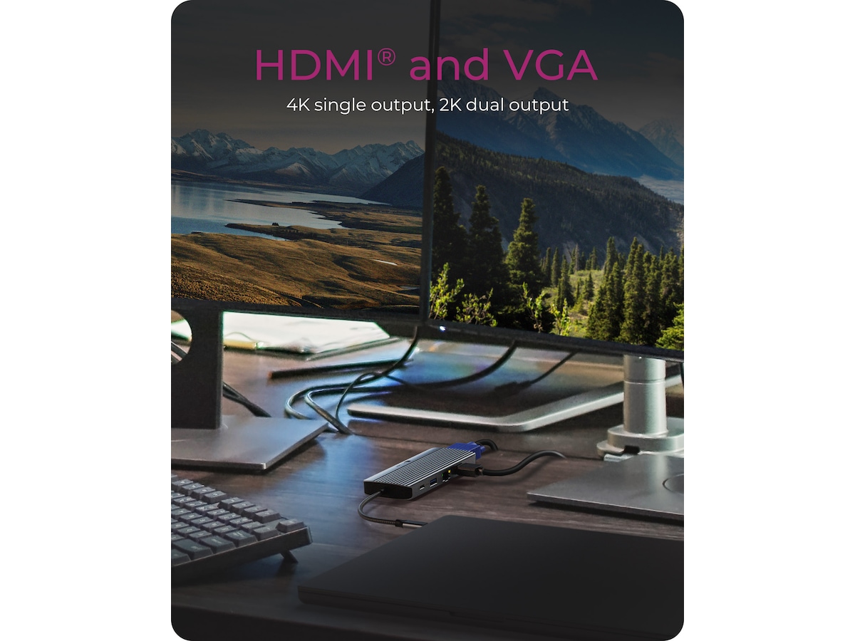ICY BOX 10 i 1 USB-C Dockningsstation Dockningsstation och USB-hub
