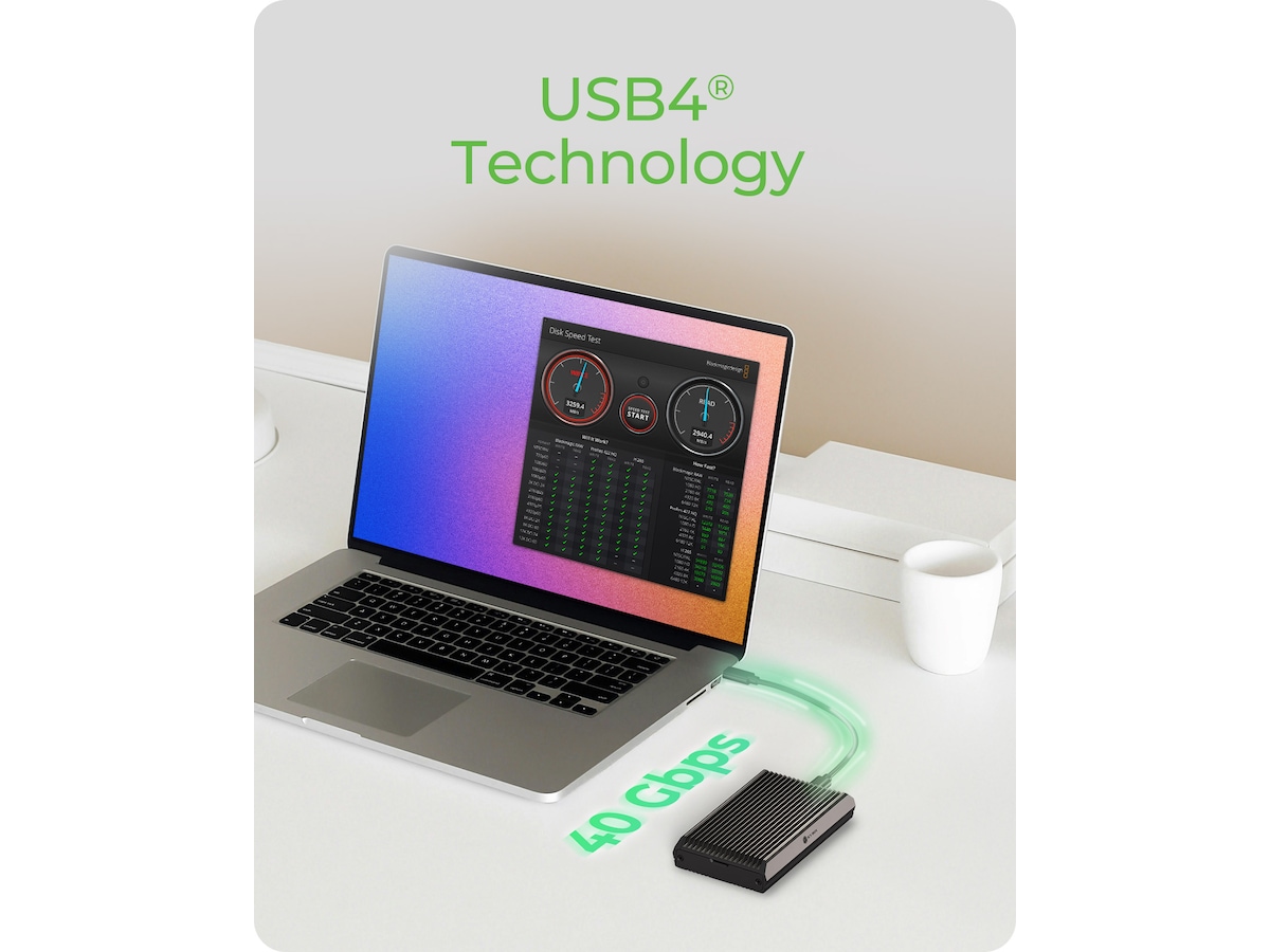 ICY BOX M.2 NVMe enclosure Externa Chassi