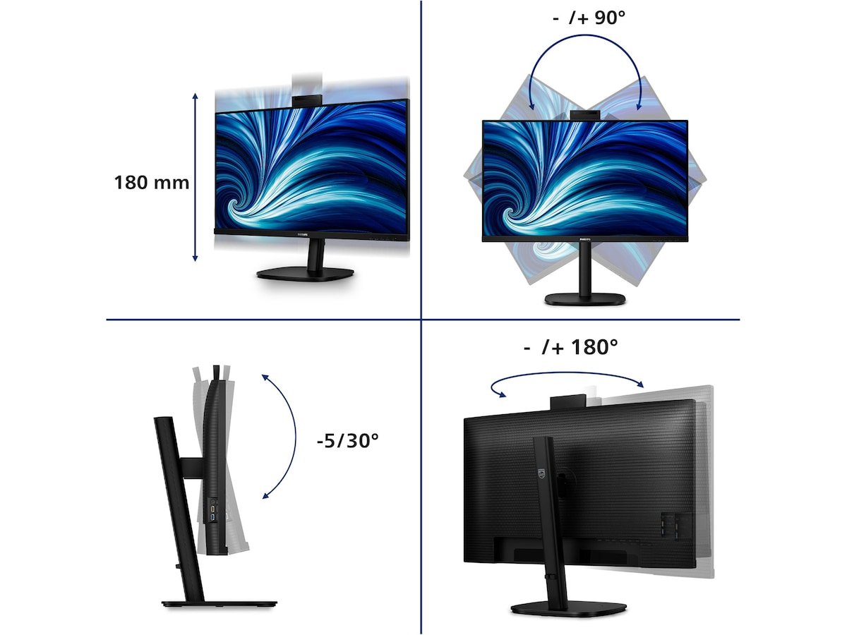 Philips 32" skärm 32B2U3601H/00 Bildskärmar