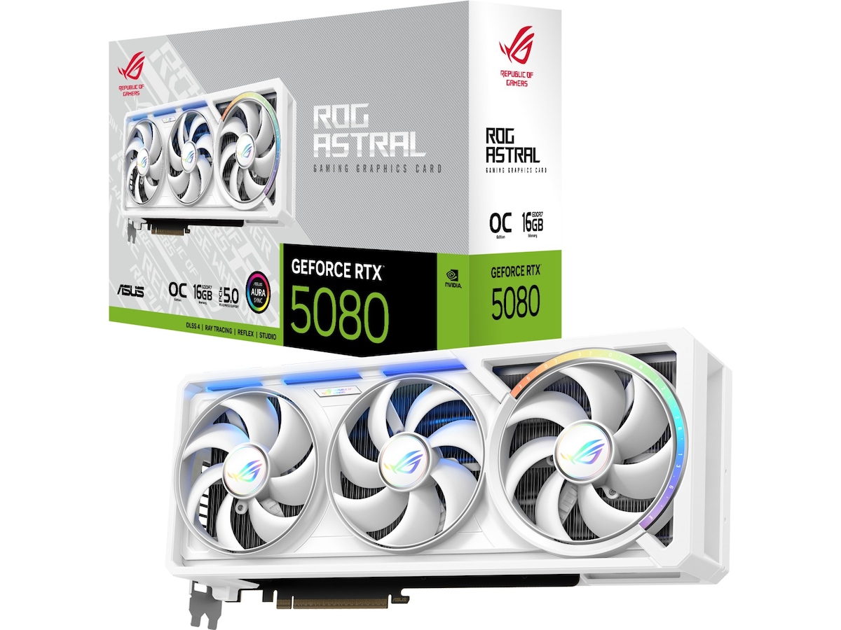 Asus ROG Astral GeForce RTX 5080 OC (vit)