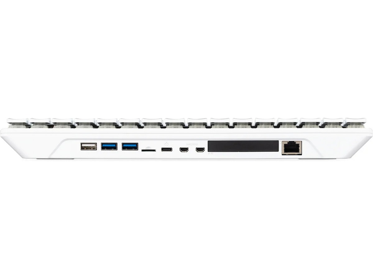 Raspbery Pi 500+ Desktop Kit (vit) Integrerad CPU