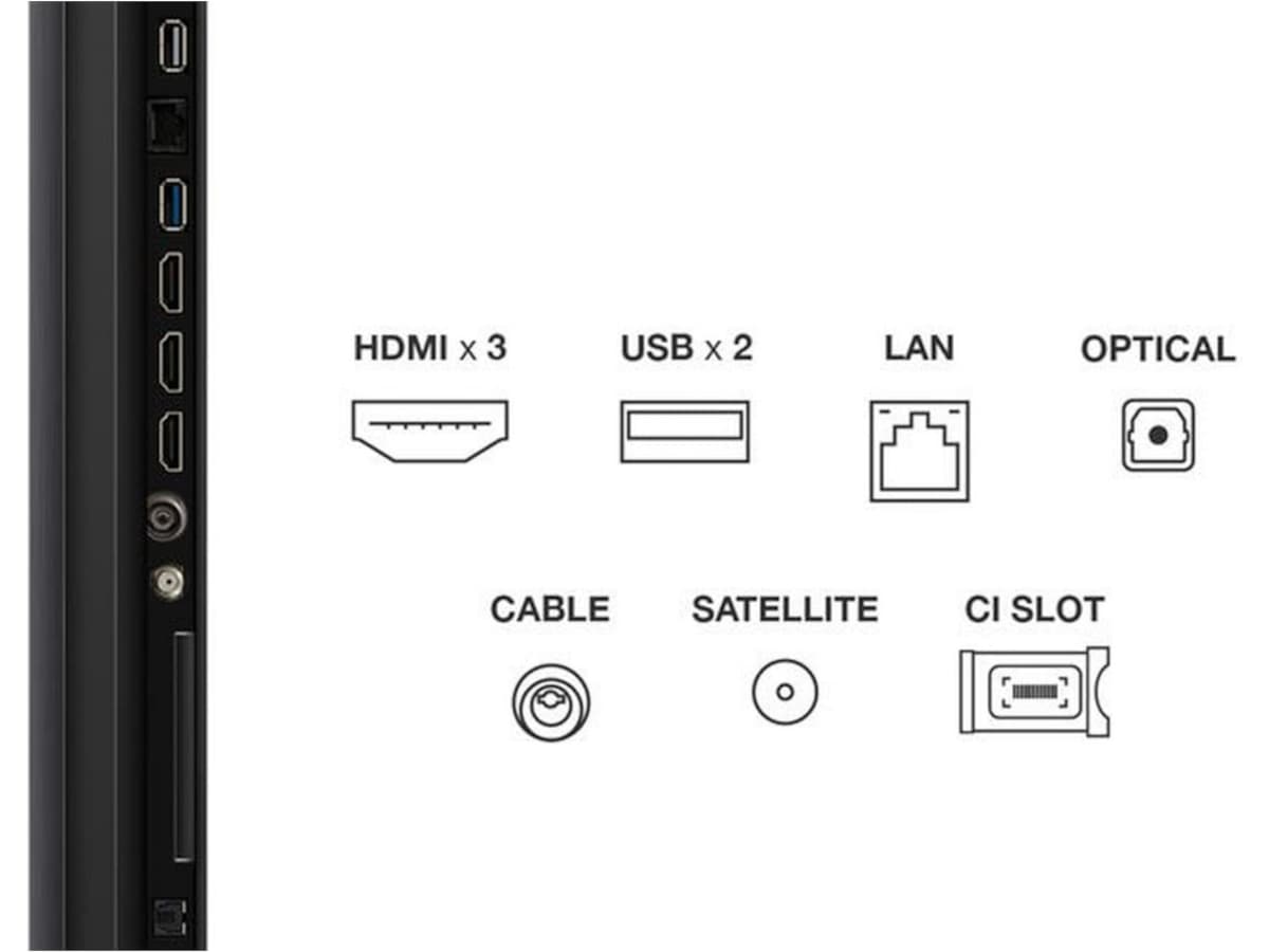 TCL 55" C69KS 4K QD-Mini LED Google TV + Soundbar 70 - 79 tums TV