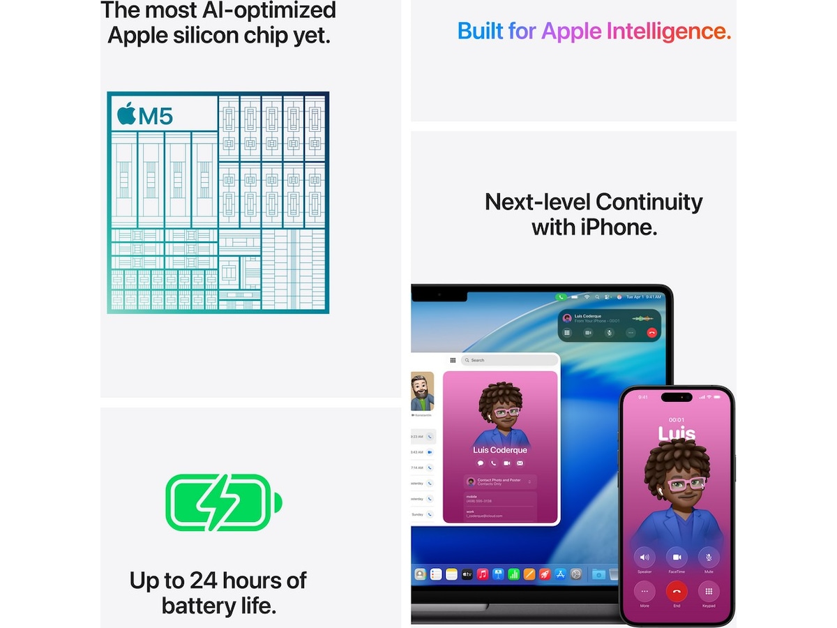 Macbook Pro 14 M5 (2025) 1TB (sølv) Datorer - Bärbara / laptop