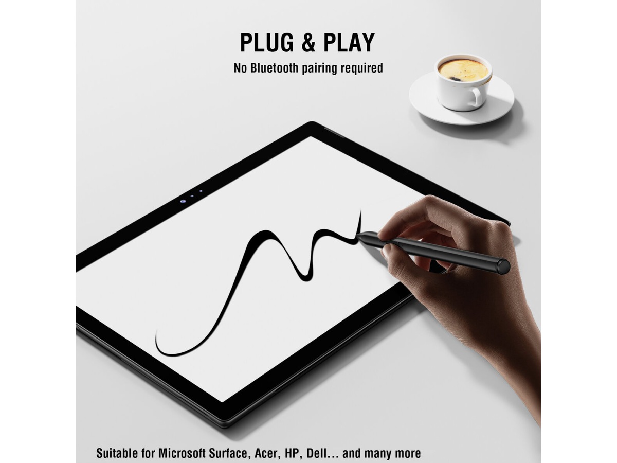 4smarts Microsoft Surface MPP Active Stylus (sort) Tangentbord och pennor