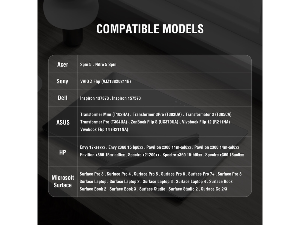 4smarts Microsoft Surface MPP Active Stylus (sort) Tangentbord och pennor