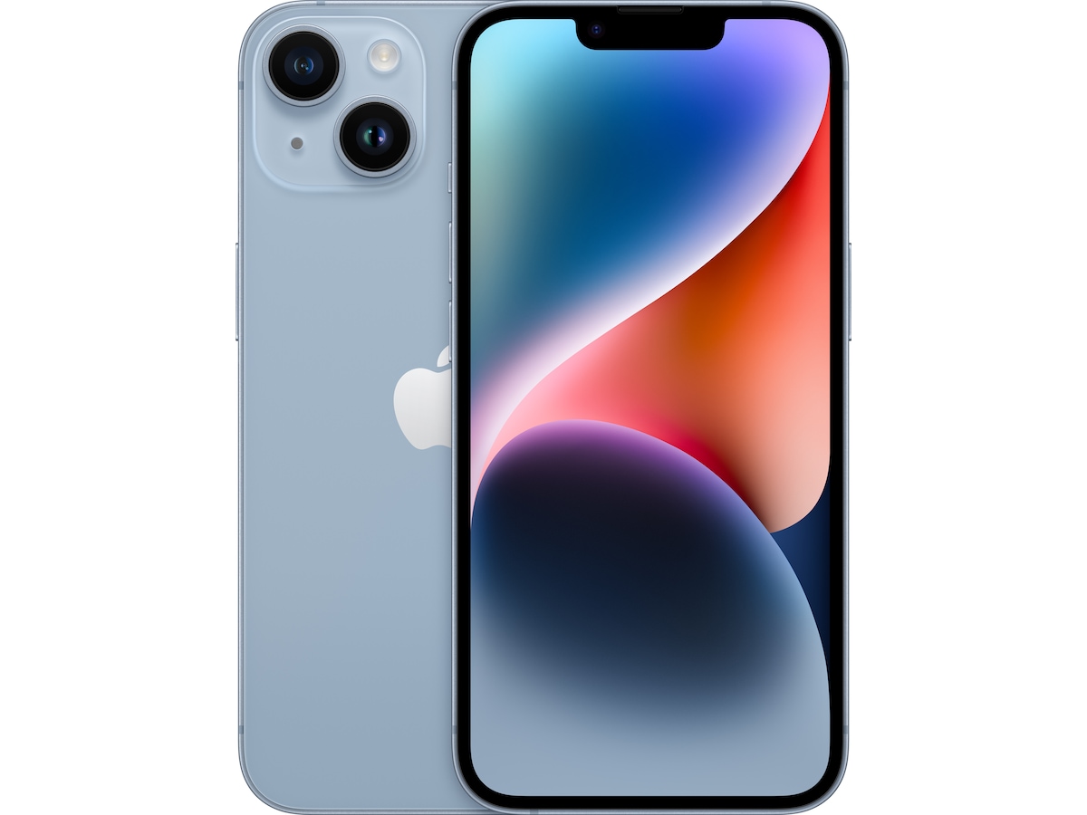 iPhone 14 128GB (blå) - Gradering B Nästan nytt! - Renewed