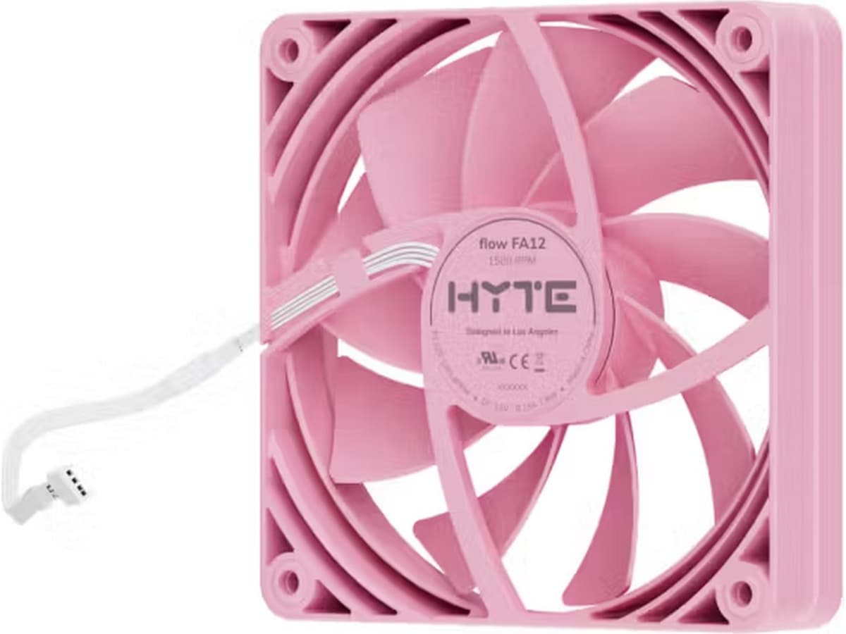 HYTE FA12 Fläkt 4pk (rosa) Fläkt