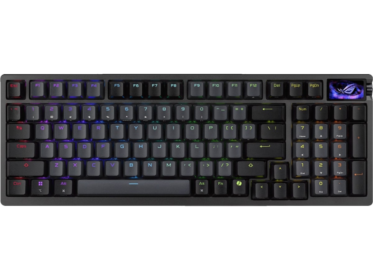Asus ROG Azoth 96 HE trådlöst gamingtangentbord (svart) Gamingtangentbord