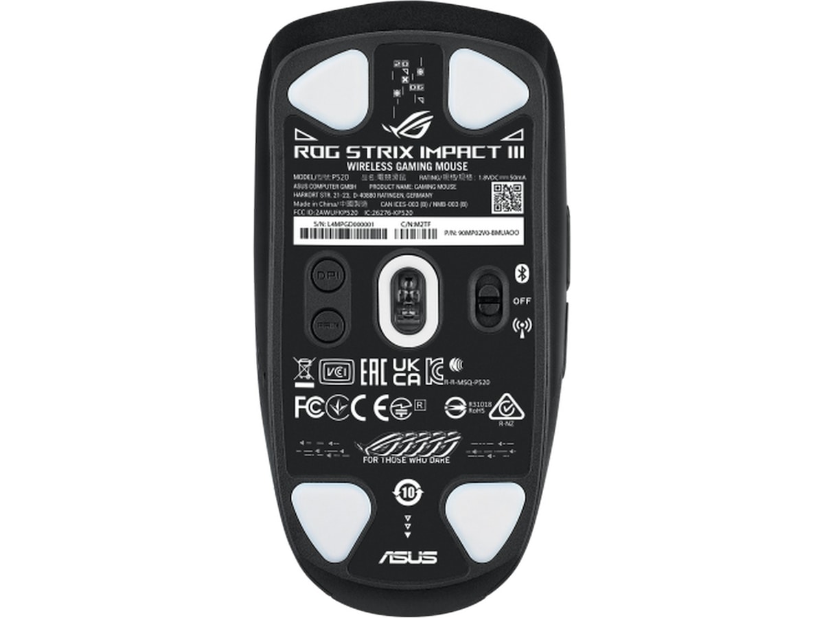 Asus ROG Impact III Trådlös Gamingmus (sort) Gamingmus